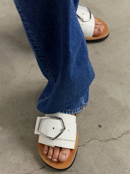 Schuhwerk Tiger of Sweden Gioia-Sandalen 090-reines Weiß Frauen 68FR213