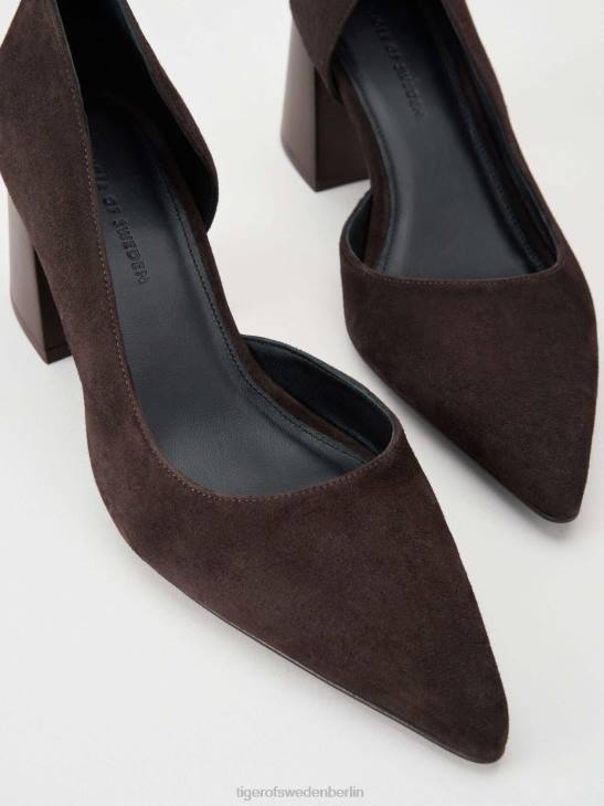 Schuhwerk Tiger of Sweden Serella-Pumpe 10n-dunkelbraun Frauen 68FR202