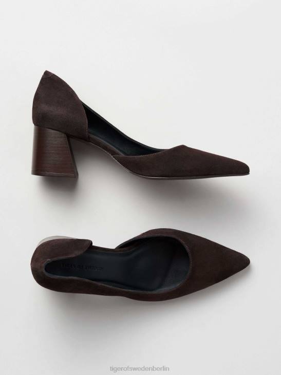 Schuhwerk Tiger of Sweden Serella-Pumpe 10n-dunkelbraun Frauen 68FR202