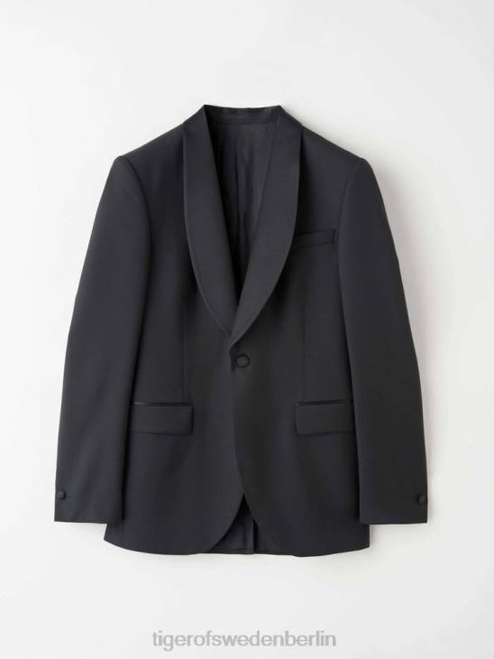 Kleidung Tiger of Sweden Janson Smoking-Blazer 050-schwarz Männer 68FR46