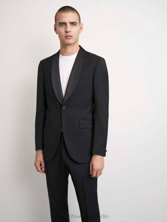 Kleidung Tiger of Sweden Janson Smoking-Blazer 050-schwarz Männer 68FR46