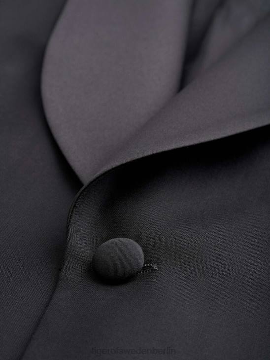 Kleidung Tiger of Sweden Janson Smoking-Blazer 050-schwarz Männer 68FR46