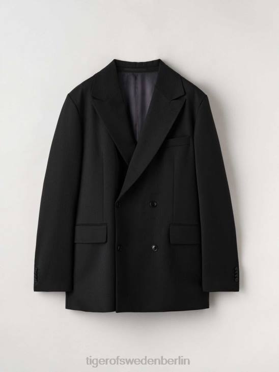 Kleidung Tiger of Sweden Jensson-Blazer 050-schwarz Männer 68FR49