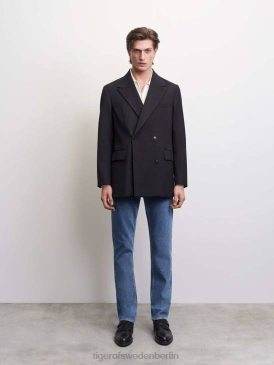 Kleidung Tiger of Sweden Jensson-Blazer 050-schwarz Männer 68FR49