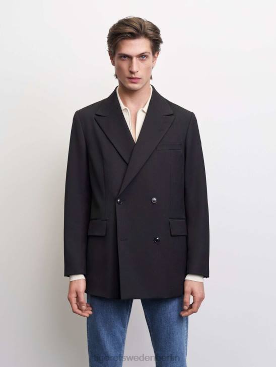 Kleidung Tiger of Sweden Jensson-Blazer 050-schwarz Männer 68FR49