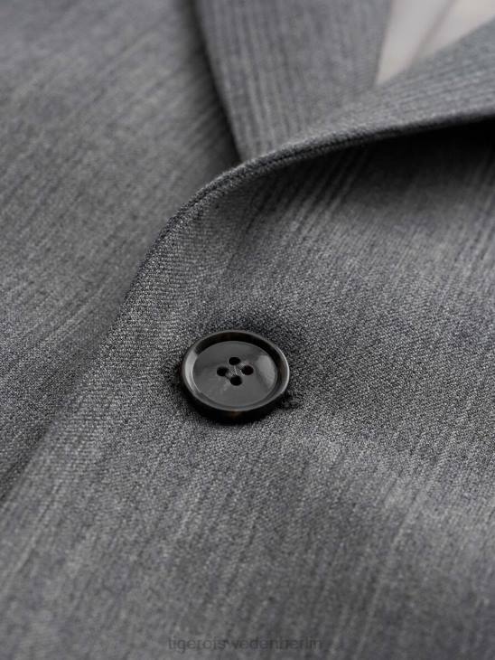 Kleidung Tiger of Sweden Julien-Blazer m03-grau mel Männer 68FR44