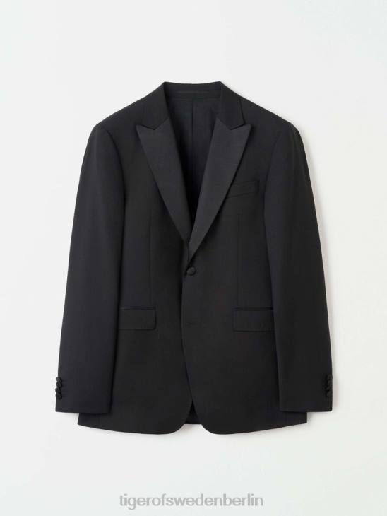 Kleidung Tiger of Sweden Justin Smoking-Blazer 050-schwarz Männer 68FR54