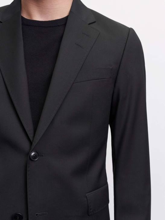 Kleidung Tiger of Sweden Justin (kurzer) Blazer 050-schwarz Männer 68FR50