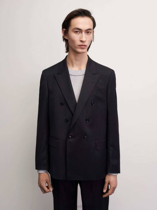 Kleidung Tiger of Sweden b.2 Blazer m02-dunkelgrau mel Männer 68FR58