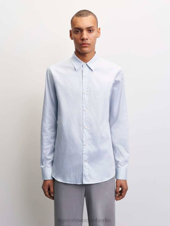 Kleidung Tiger of Sweden Benjamins Hemd 201-blassblau Männer 68FR79