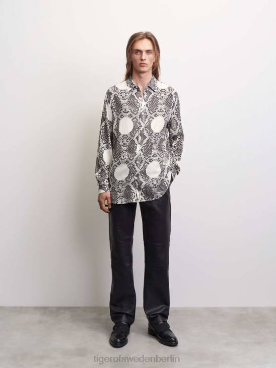 Kleidung Tiger of Sweden Benjamins Hemd x21-Druck Männer 68FR72