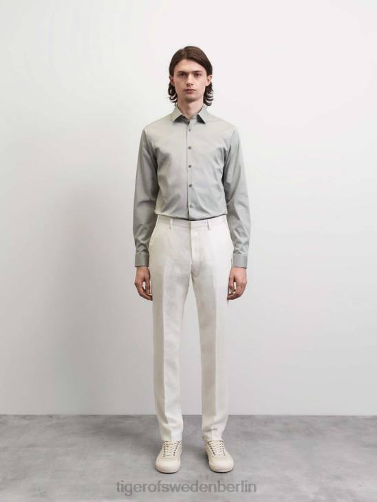 Kleidung Tiger of Sweden Filbrodie-Shirt 48u-graugrün Männer 68FR83