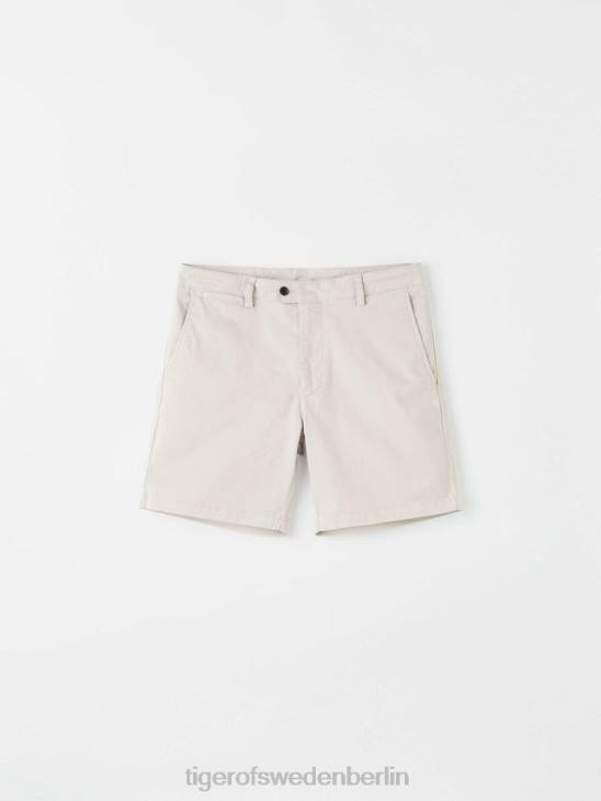 Kleidung Tiger of Sweden Caid-Shorts 087-helles Elfenbein Männer 68FR111