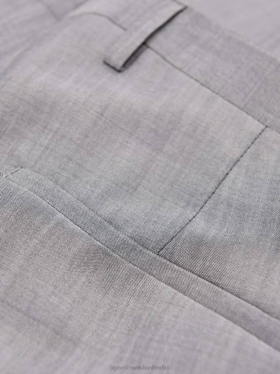 Kleidung Tiger of Sweden Todd-Hose m04-hellgrau mel Männer 68FR95