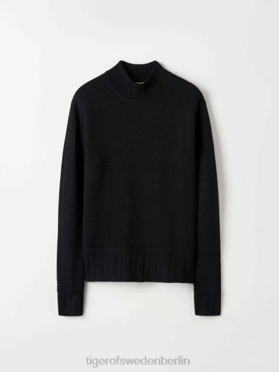 Kleidung Tiger of Sweden Dunnock-Pullover 050-schwarz Männer 68FR134