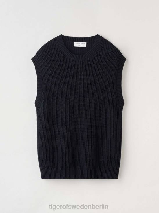 Kleidung Tiger of Sweden Gillen-Weste 050-schwarz Männer 68FR140