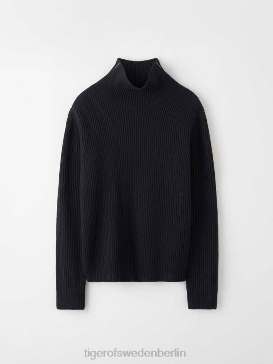 Kleidung Tiger of Sweden Hernan-Pullover 050-schwarz Männer 68FR153