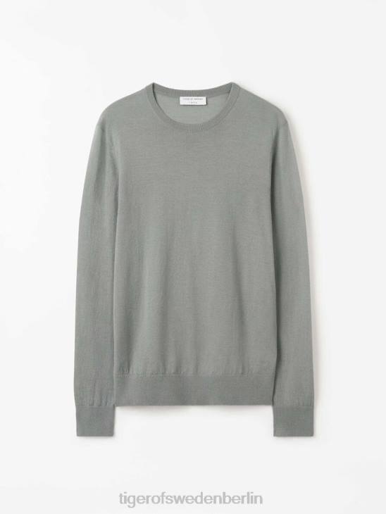 Kleidung Tiger of Sweden Nichols-Pullover 1q8-grauer Schatten Männer 68FR141