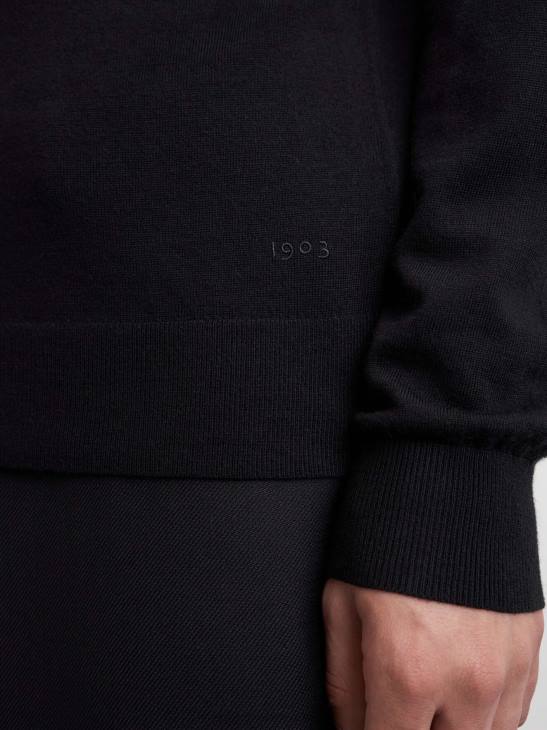 Kleidung Tiger of Sweden nevile Pullover 050-schwarz Männer 68FR154