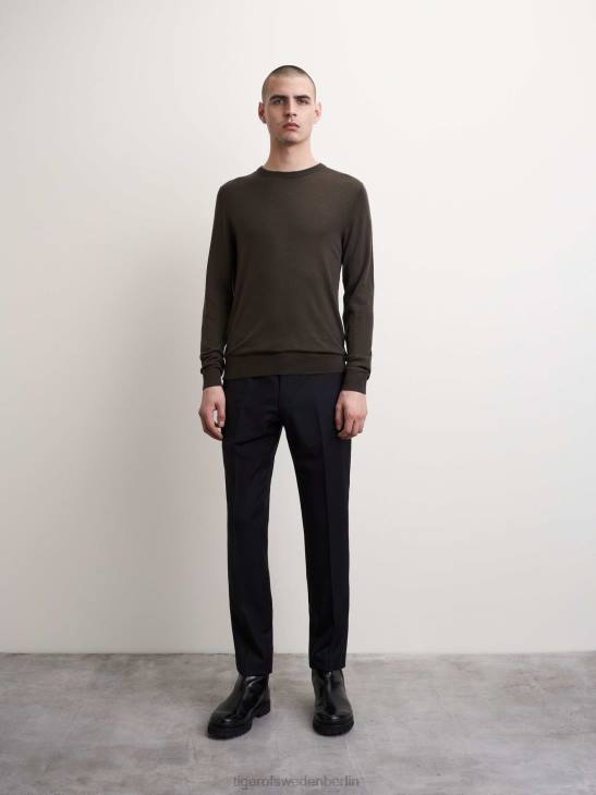 Kleidung Tiger of Sweden Nichols Pullover 1c6-türkischer Kaffee Männer 68FR124